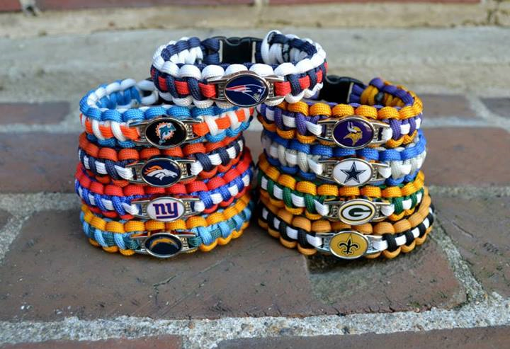 NFL Paracord Bracelets