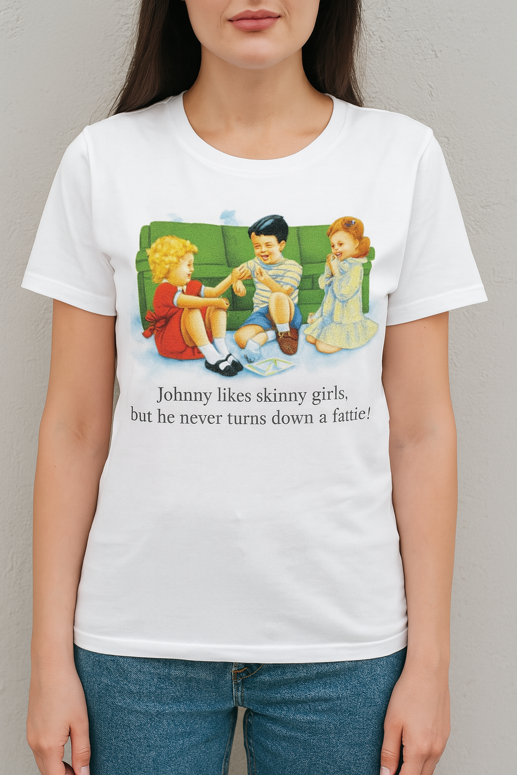 Childhood Johnny Likes Skinny Girls Tshirt