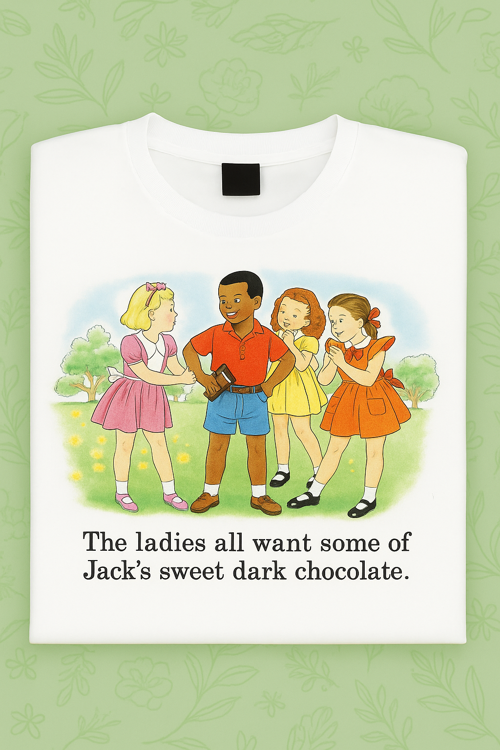 Childhood The Ladies All Want Some of Jack's Sweet Dark Chocolate White Tshirt