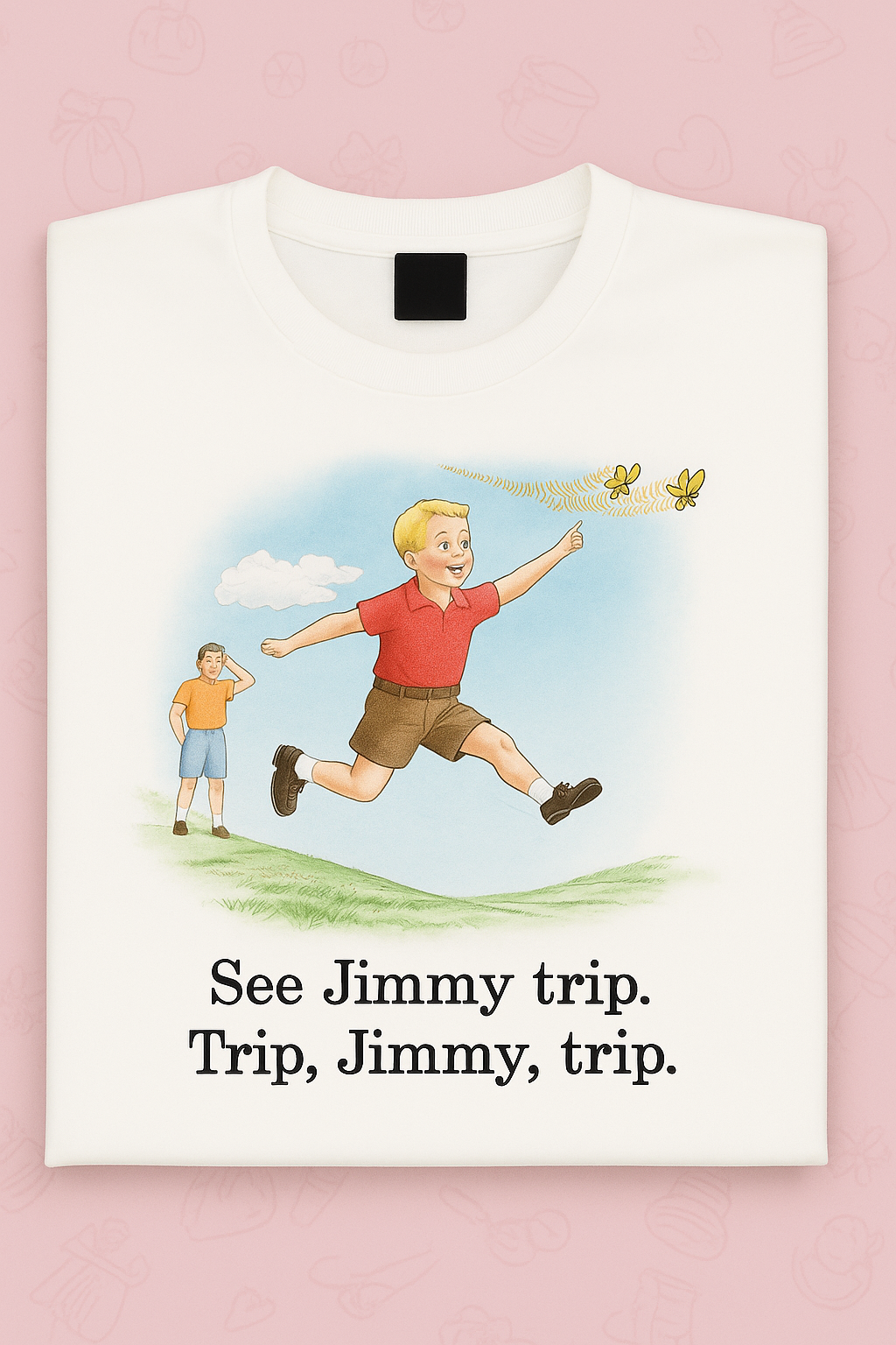 Childhood See Jimmy Trip. Trip Jimmy Trip White Tshirt