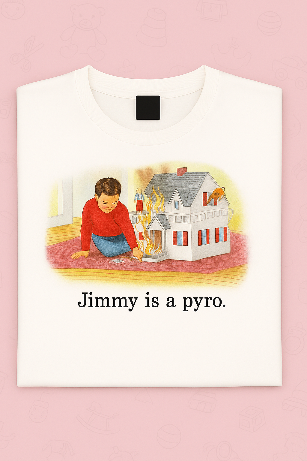 Childhood Jimmy is a Pyro Adult White