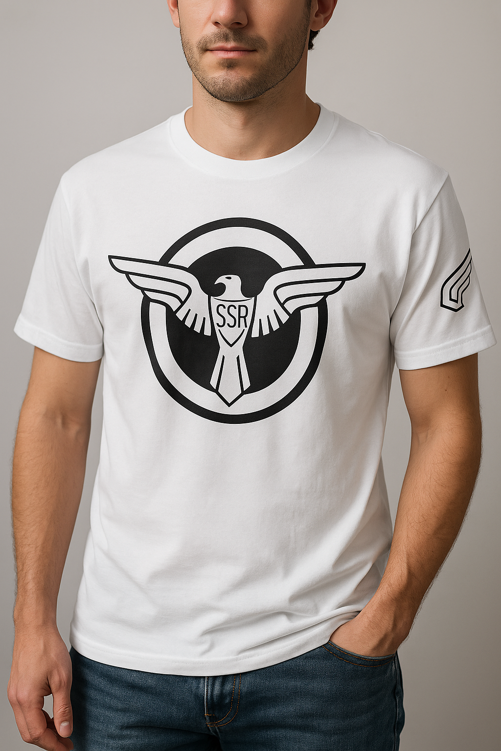 Captain America Ssr Logo Tshirt