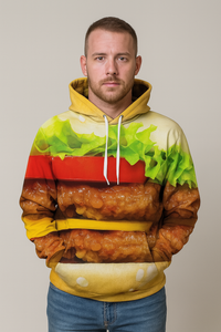 Thumbnail for Hamburger Patties Allover 3D Print Hoodie