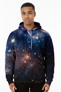 Thumbnail for Lush Galaxy Allover 3D Digital Print Hoodie