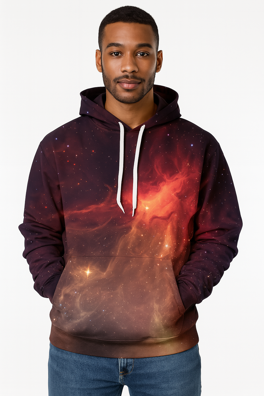 Nebula Allover 3D Print Hoodie