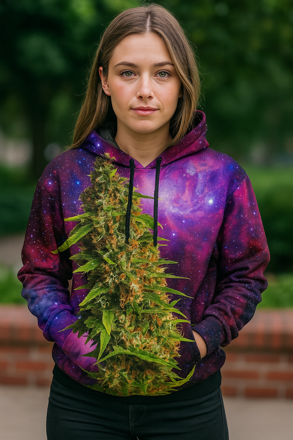Space Bud Allover 3D Print Hoodie