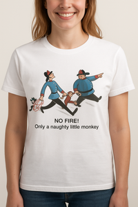 Thumbnail for Curious George Fireman Tshirt