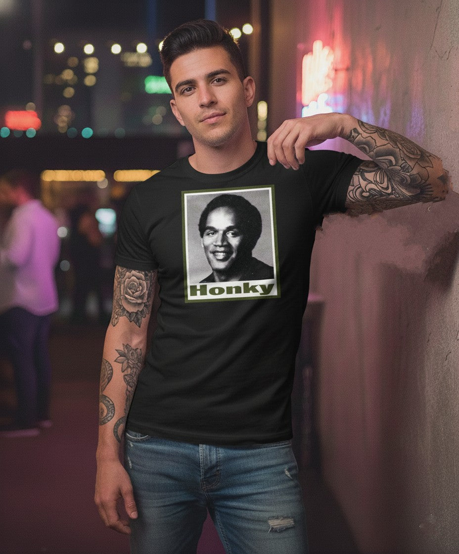 Honky 'The Juice' Retro Spoof tshirt T-Shirt