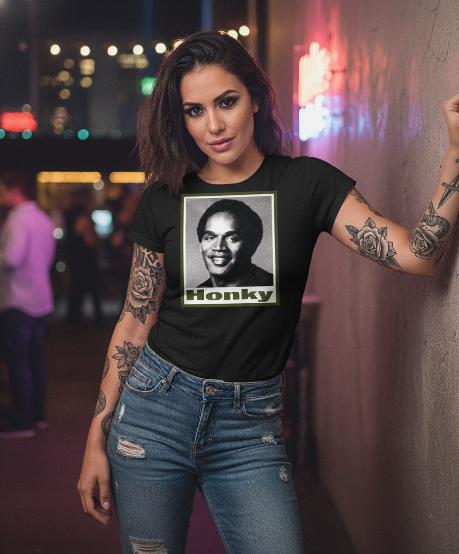 Honky 'The Juice' Retro Spoof tshirt T-Shirt