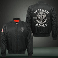 Thumbnail for U.S. Army Veteran Eagle Crest jacket in Black, product view