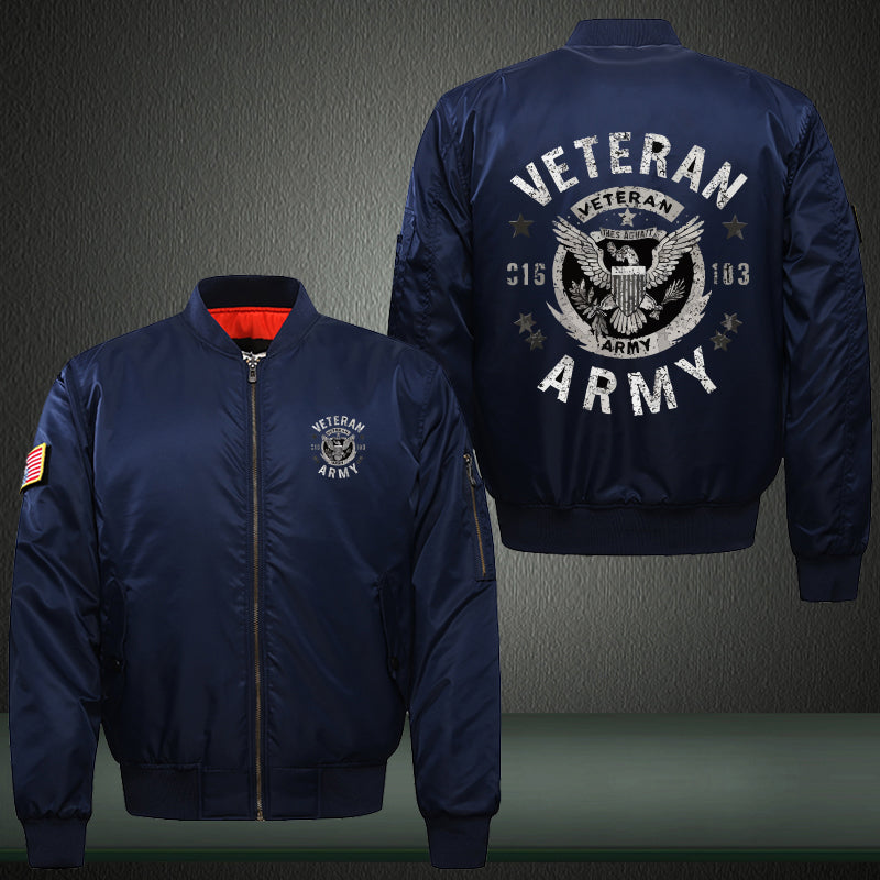 U.S. Army Veteran Eagle Crest jacket in Blue, product view