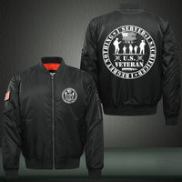Thumbnail for U.S. Veteran Service Badge jacket in Black, product view