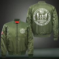 Thumbnail for U.S. Veteran Service Badge jacket in Green, product view