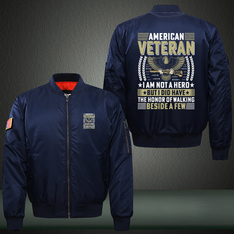 American Veteran I Am Not a Hero jacket in Blue, product view
