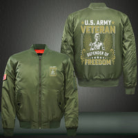 Thumbnail for U.S. Army Veteran Defender of Freedom jacket in Green, product view