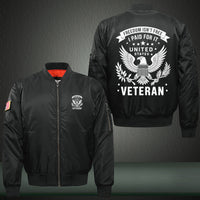 Thumbnail for Freedom Isn't Free U.S. Veteran jacket in Black, product view