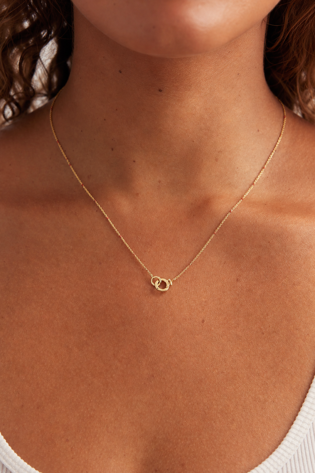 Necklece, in-context product photograph