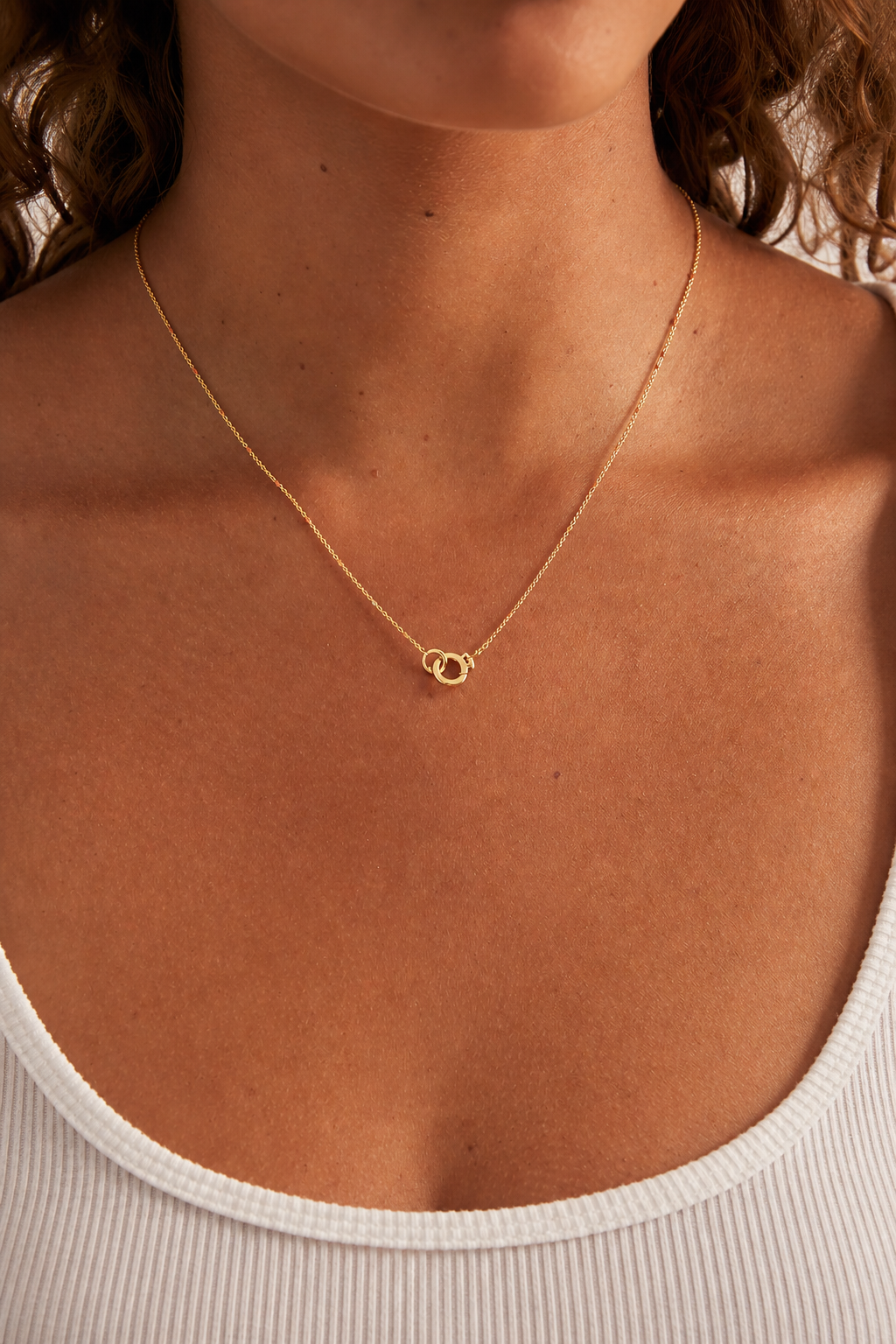 Necklece, scale-reference product photograph