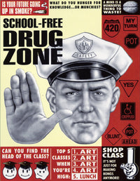 Thumbnail for School-Free Drug Zone Retro Spoof tshirt T-Shirt