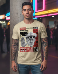Thumbnail for School-Free Drug Zone Retro Spoof tshirt T-Shirt