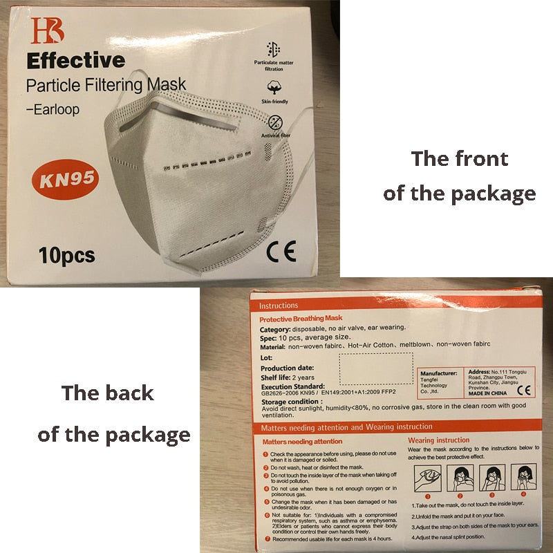 Face Masks 10-Pack