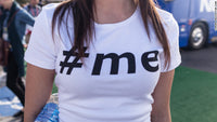Thumbnail for Me Tshirt: White With Black Print - TshirtNow.net