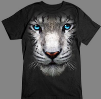 Thumbnail for White Tiger Face Tshirt - TshirtNow.net
