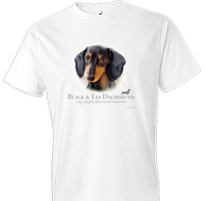 Black and Tan Dachshund tshirt - TshirtNow.net - 1