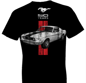 Mustang 50 Years Red Tshirt - TshirtNow.net - 1