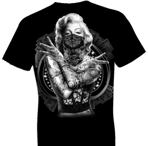 Marilyn Monroe Outlaw Large Print Tshirt - TshirtNow.net - 1