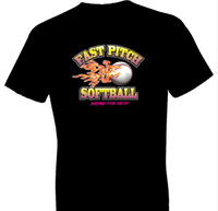 Thumbnail for Bring The Heat Softball Tshirt - TshirtNow.net - 1