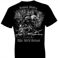 Thumbnail for Army This We'll Defend w/ Crest Tshirt - TshirtNow.net - 1