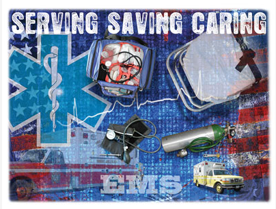 EMS Serving and Saving Tshirt - TshirtNow.net - 2