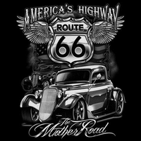 Thumbnail for The Mother Road Biker Tshirt - TshirtNow.net - 2