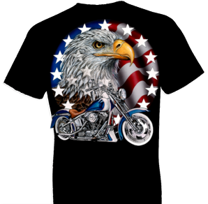 Red White and Bold Biker Tshirt - TshirtNow.net - 1
