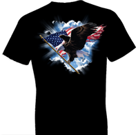 Thumbnail for Patriotic Flying Eagle Tshirt - TshirtNow.net - 1