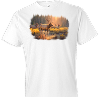 Thumbnail for Morning Glory Elk Wildlife Tshirt - TshirtNow.net - 1