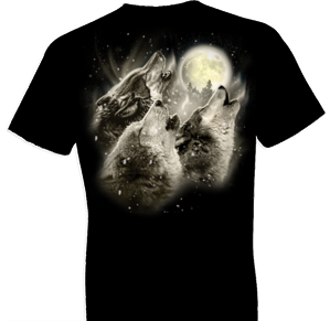 Wolf Howl Tshirt - TshirtNow.net - 1
