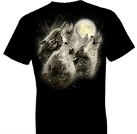 Thumbnail for Wolf Howl Tshirt - TshirtNow.net - 1