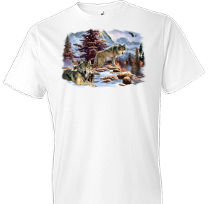 A New Dawn Wolf Tshirt - TshirtNow.net - 1