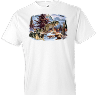 Thumbnail for A New Dawn Wolf Tshirt - TshirtNow.net - 1