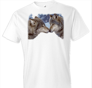 Muzzle Nuzzle Wolf Tshirt - TshirtNow.net - 1