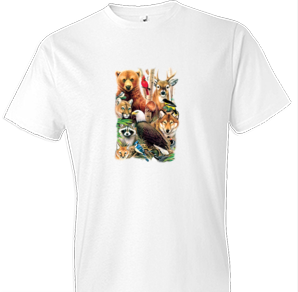 North American Animals Tshirt - TshirtNow.net - 2
