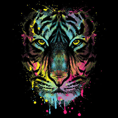Dripping Tiger Tshirt - TshirtNow.net - 2