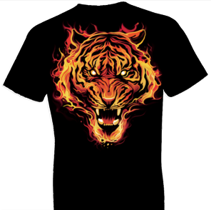 Flaming Tiger Tshirt - TshirtNow.net - 1