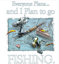 Thumbnail for Plan to Fish Tshirt - TshirtNow.net - 2