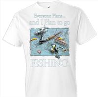 Thumbnail for Plan to Fish Tshirt - TshirtNow.net - 1