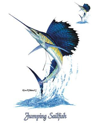 Jumping Sailfish Tshirt - TshirtNow.net - 2
