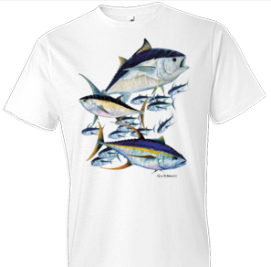 Tuna Montage Fish Tshirt - TshirtNow.net - 1