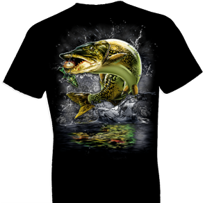 Jumping Muskie Fish Tshirt - TshirtNow.net - 1
